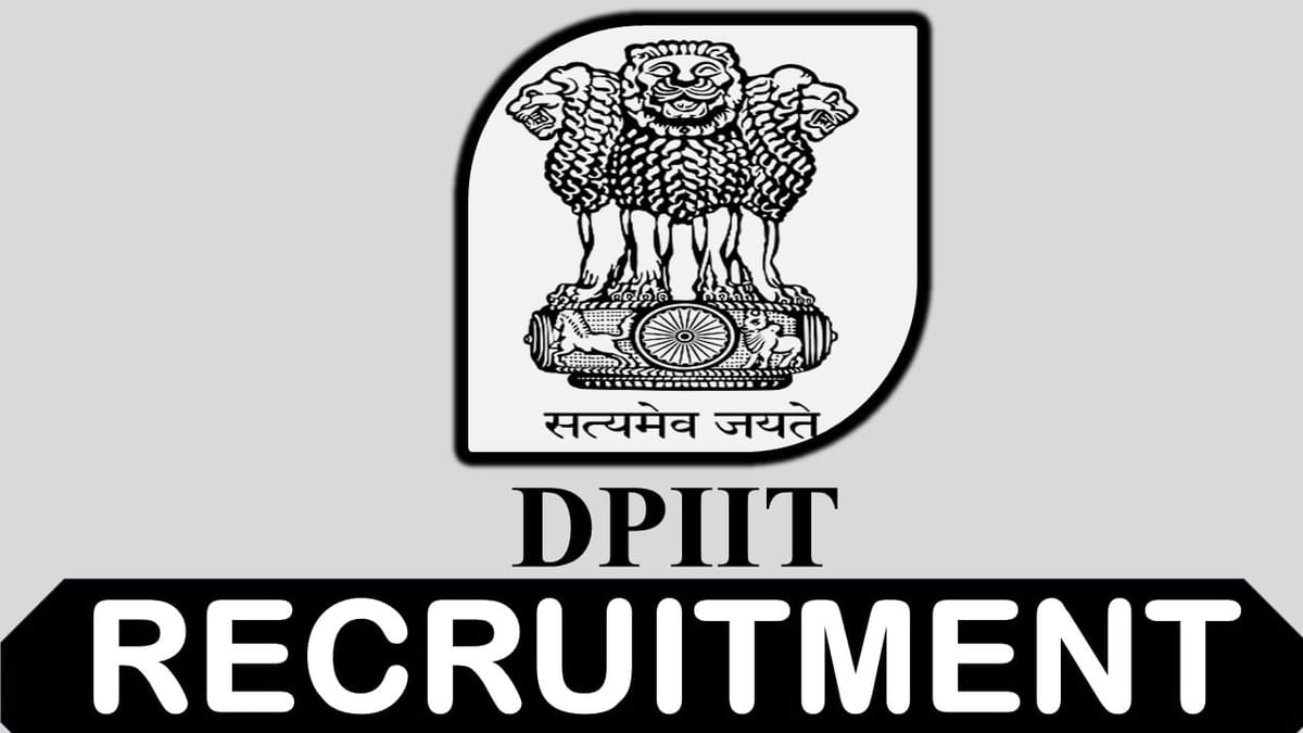 DPIIT Recruitment 2023: Check Posts, Qualification and Other Relevant Details