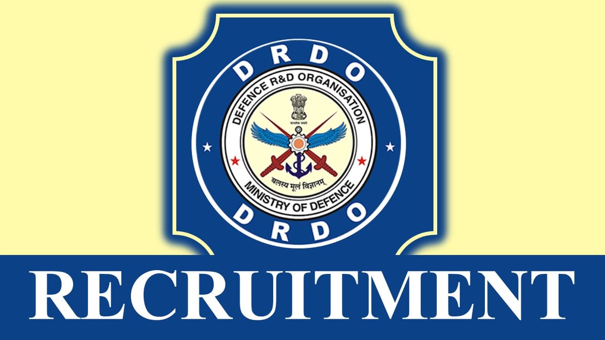 DRDO Recruitment 2023 Notification Released for JRF: Check Vacancies, Age, Salary, Qualification and Process to Apply
