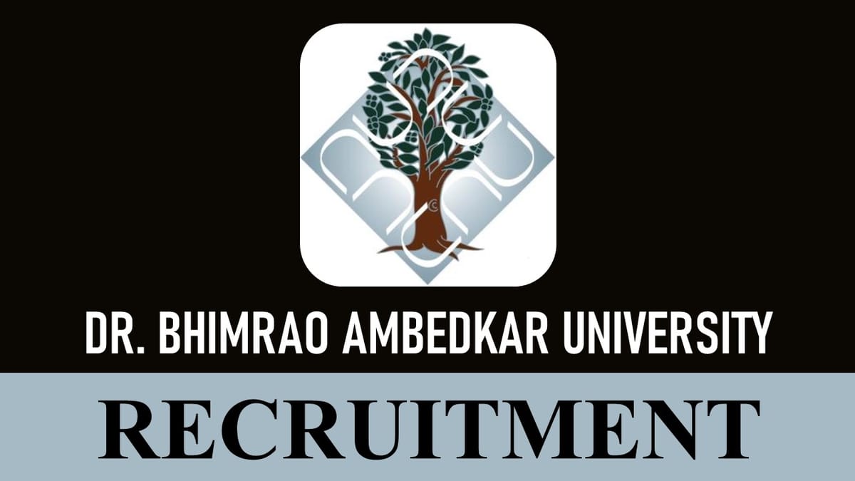 B.R. Ambedkar University Recruitment 2023 for Faculty: Monthly Pay up to 50000, Check Eligibility and Other Important Details