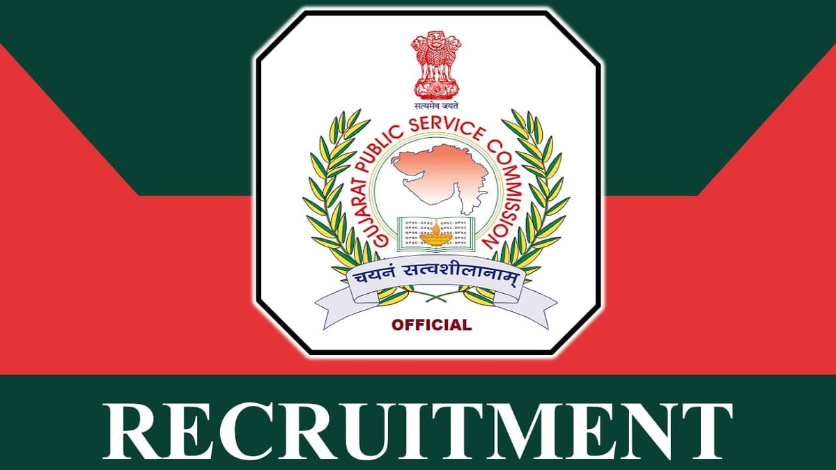 GPSC Recruitment 2023 Released Notification: Check Post, Salary, Age, Qualification and How to Apply