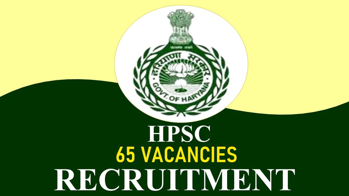 HPSC Recruitment 2023 for PGT Teachers: Check Post, Qualifications, Pay Scale, Age Limit and How to Apply