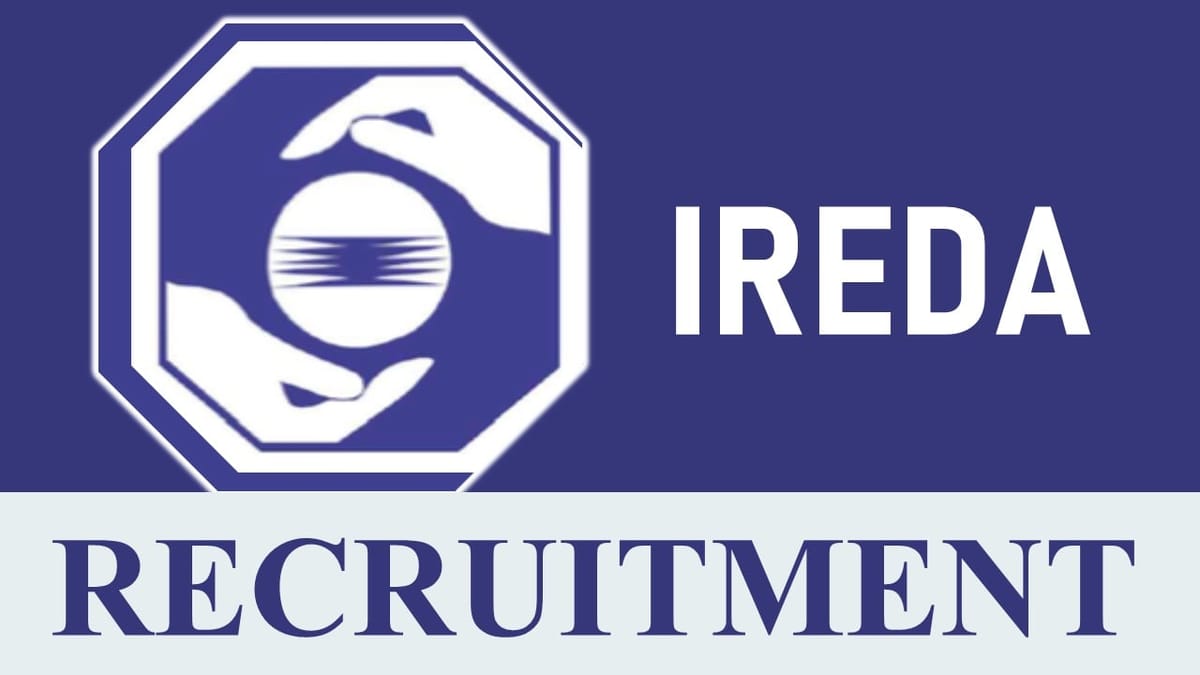 IREDA Recruitment 2023: Check Post, Salary, Age, Qualification and How to Apply