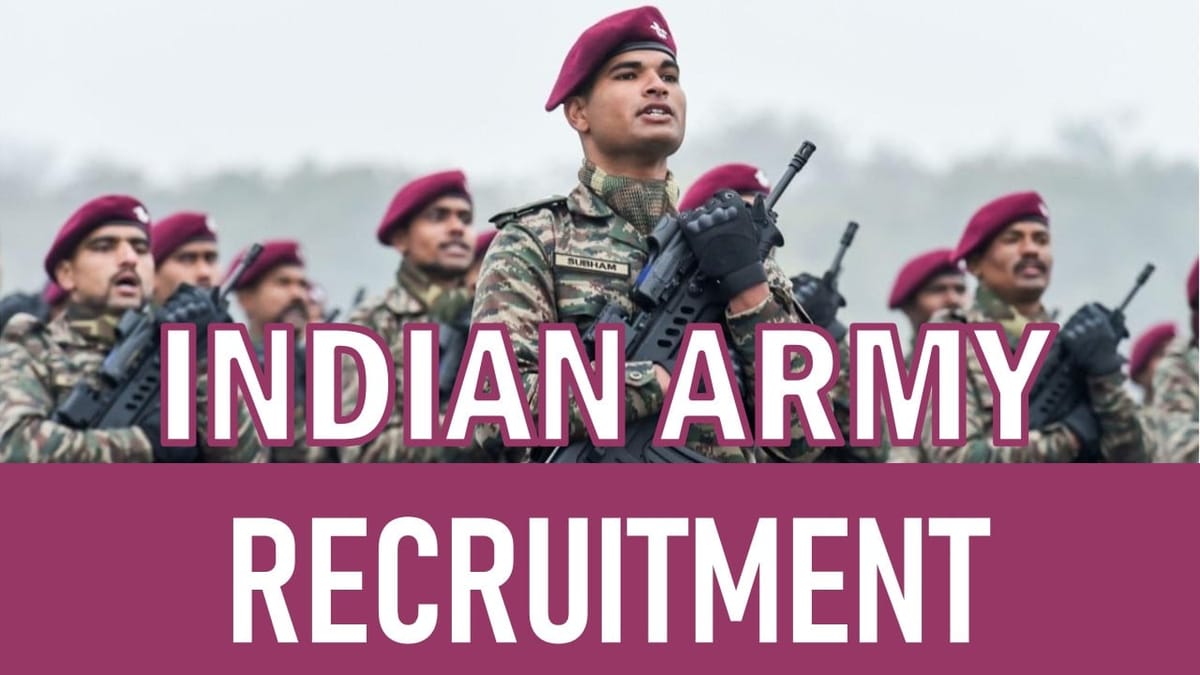Indian Army Recruitment 2023: Check Post, Vacancies, Age Limit, Salary, and Other Vital Details