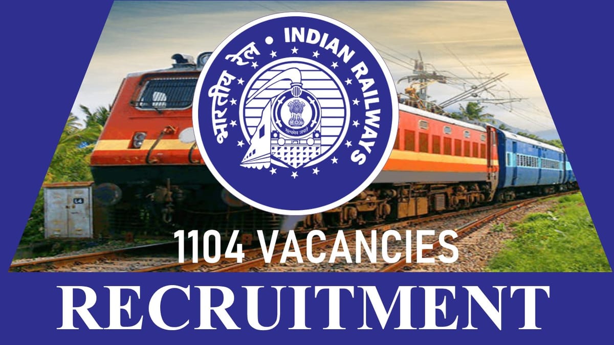 Indian Railway Recruitment 2023 Released Notification for 1000+ Vacancies: Check Post, Qualification and Other Vital Details
