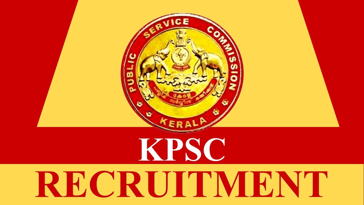 KPSC Recruitment 2023 Released New Notification: Check Post, Salary, Age, Qualification and How to Apply