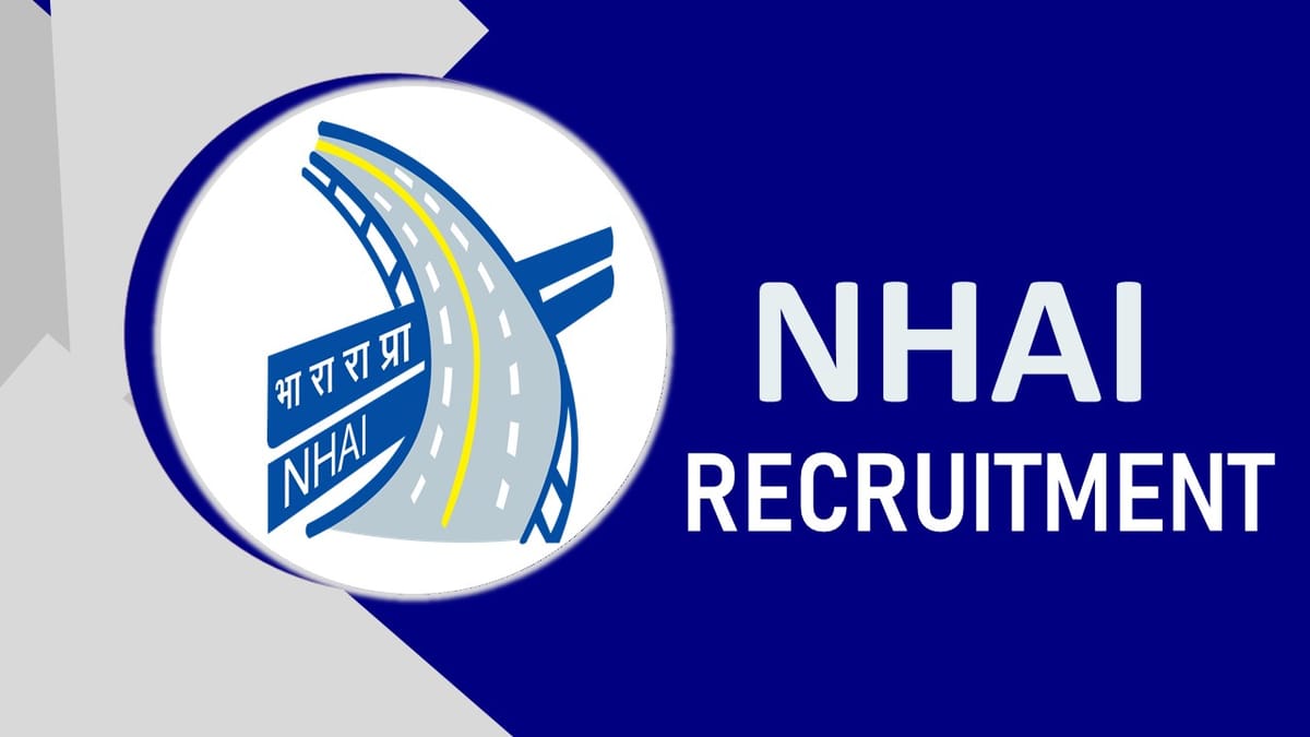 NHAI Recruitment 2023 New Notification Released: Check Post, Salary, Age Qualification and How to Apply