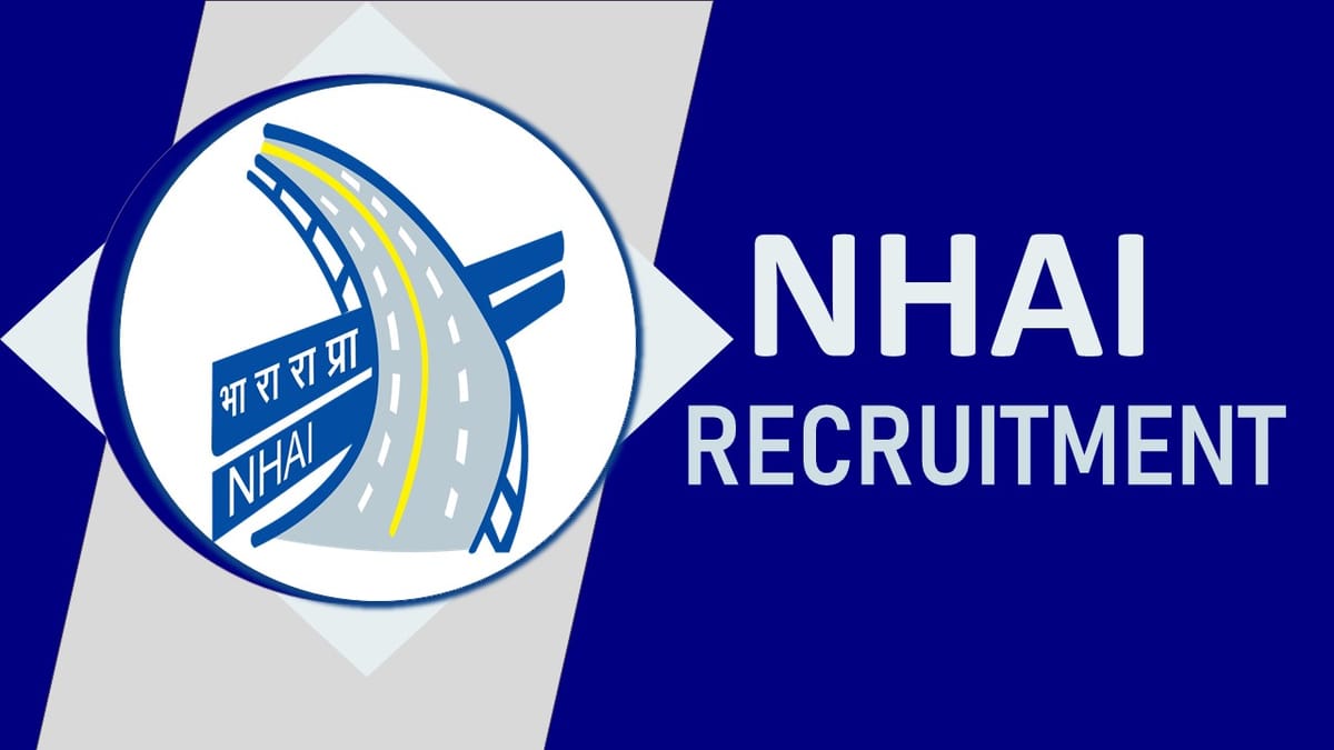 NHAI Recruitment 2023: Monthly Salary Upto 209200, Check Post, Qualification and How to Apply