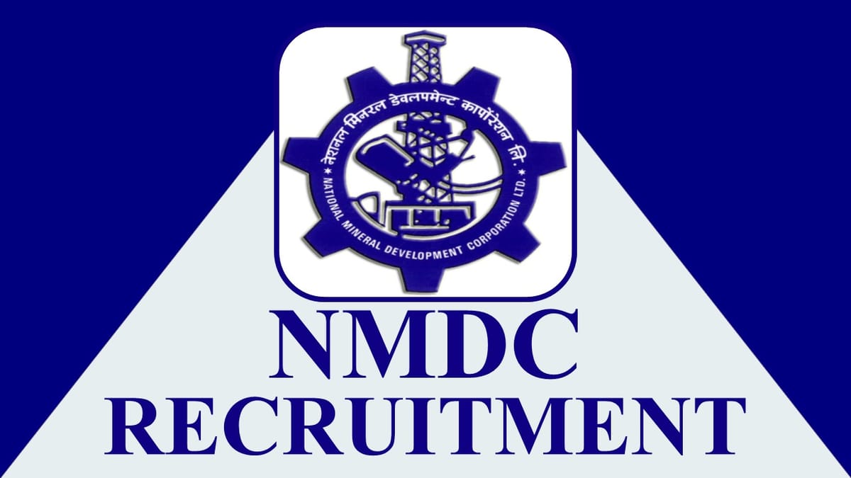 NMDC Recruitment 2023 Notification Released for 40+ Vacancies: Check Posts, Age, Salary, Qualification and Other Vital Details
