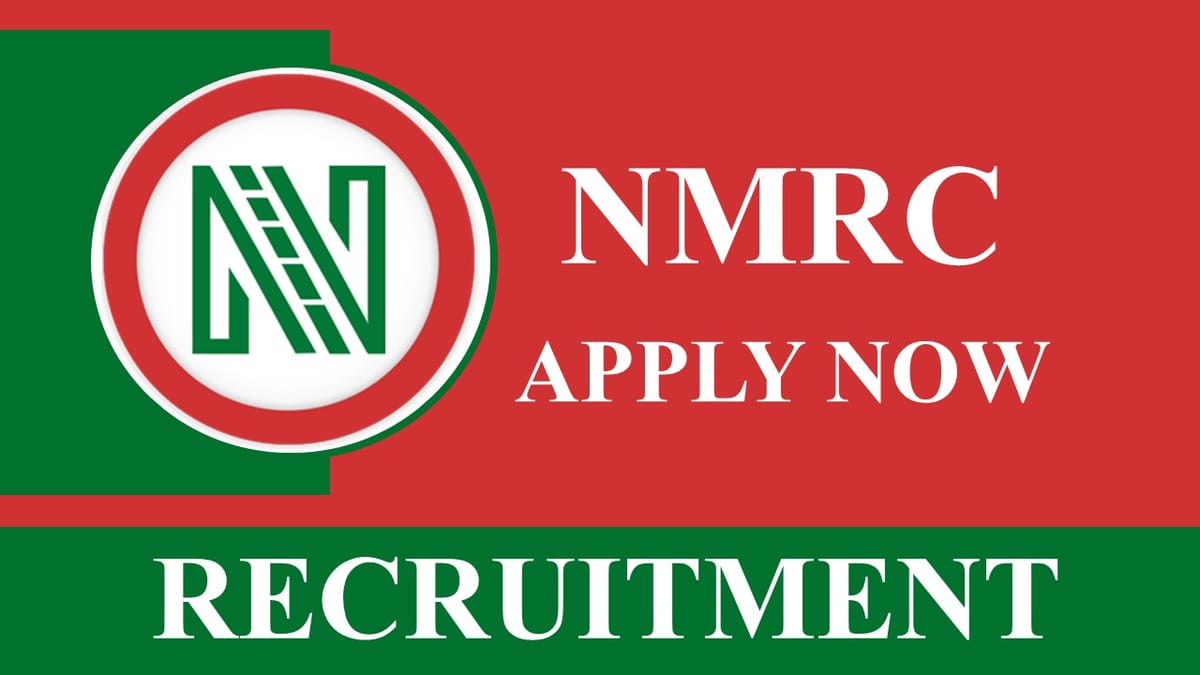 NMRC Recruitment 2023: Monthly Salary Upto 340000, Check Posts, Qualification and Other Imp Details