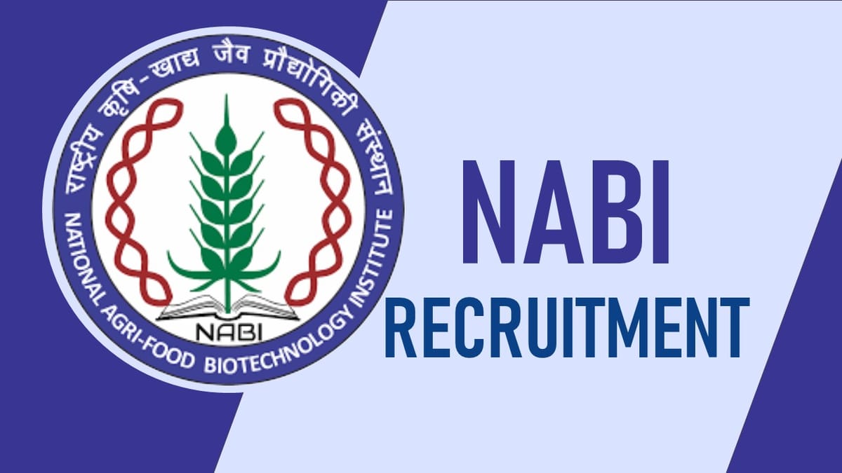 NABI Recruitment 2023: Monthly Pay up to 151100, Check Post, Eligibility and Other Important Details