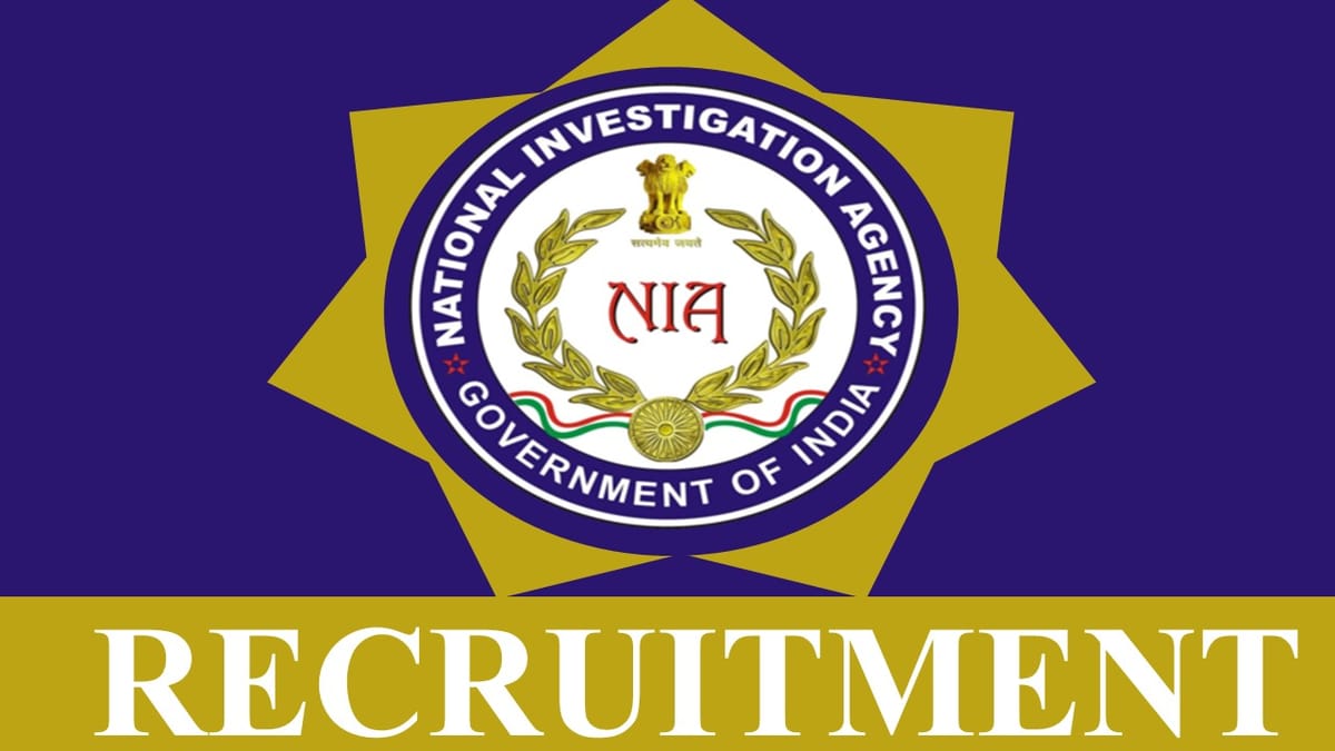 NIA Recruitment 2023 for New Posts: Check Vacancies, Eligibility, Pay Scale and Other Important Details
