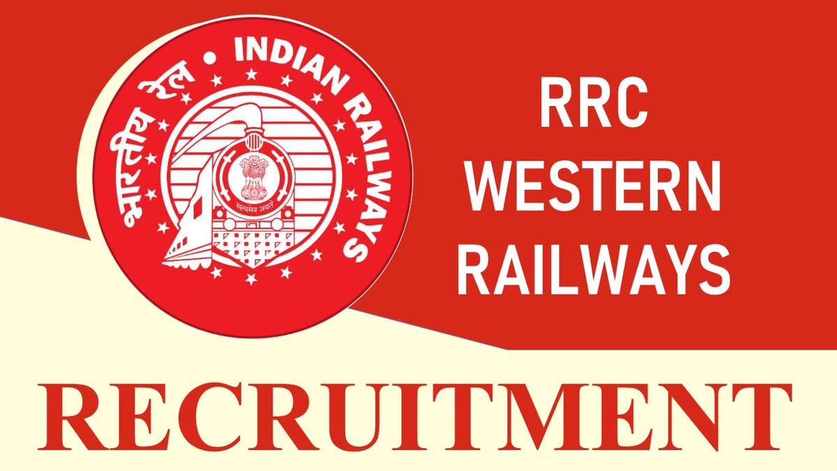 RRC Western Railways Recruitment 2023 for Apprenticeship Training: Check Age Limit, Pay Scale and Other Details