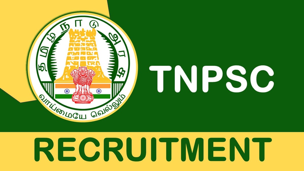TNPSC Recruitment 2023: Monthly Salary up to 131500, Check Post, Eligibility, Salary and How to Apply