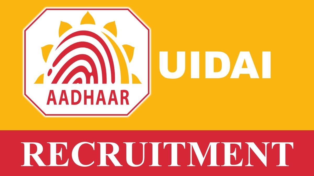 UIDAI Recruitment 2023: Check Posts, Vacancies, Salary, Age Limit, Qualification and How to Apply