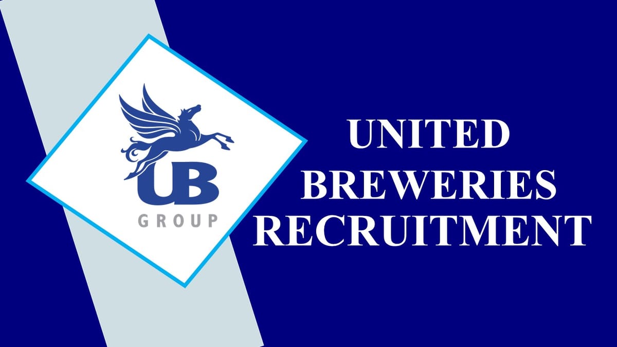 United Breweries Recruitment 2023 Notification Released for Apprentices: Check Post, Salary, Age, Qualification and How to Apply