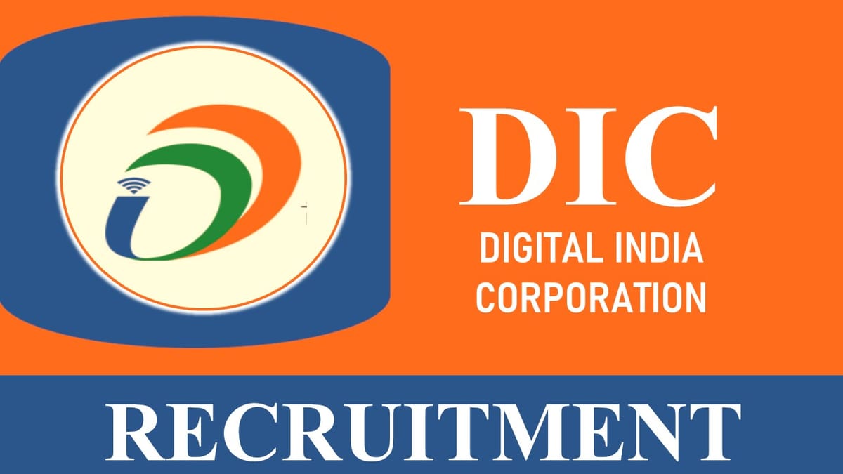Digital India Corporation Recruitment 2023: Check Posts, Monthly Salary, Eligibility and Other Important Details