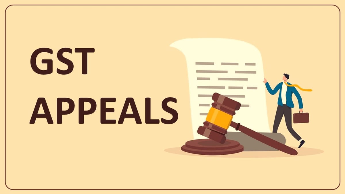 14227 Appeals pending with GST Authorities upto June 2023
