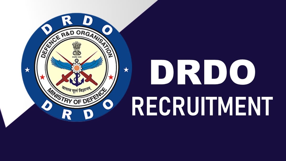 DRDO Recruitment 2023: Check Post, Vacancy, Qualification, Age, Salary and How to Apply