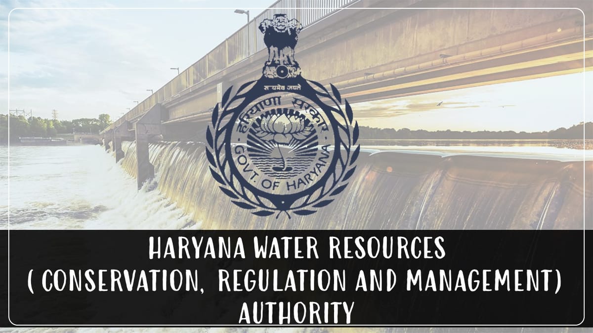 CBDT Notifies Haryana Water Resources (Conservation, Regulation and Management) Authority for Income Tax Exemption under Section 10(46)