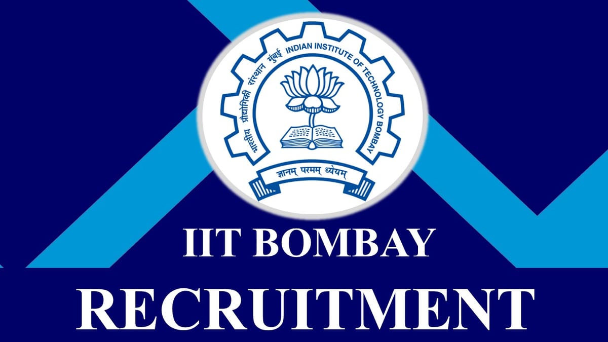 IIT Bombay Recruitment 2023: Monthly Salary up to 177500, Check Post, Other Important Details