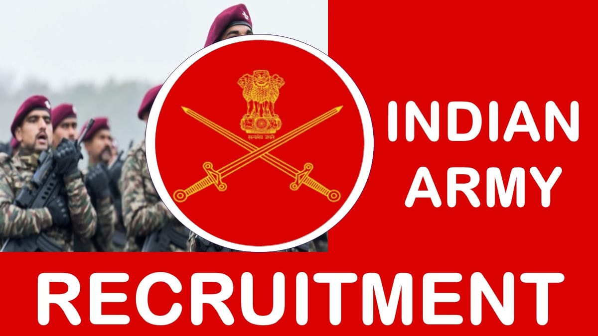 Indian Army Recruitment 2023: Monthly Salary Up to 81100, Check Post, Qualification and Other Vital Details