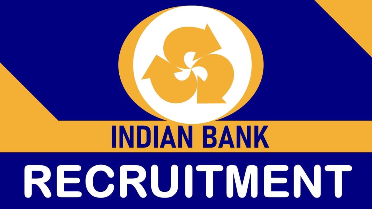 Indian Bank Recruitment 2023: Monthly Salary up to 36000, Check Vacancies, Posts, Age, Qualification and How to Apply