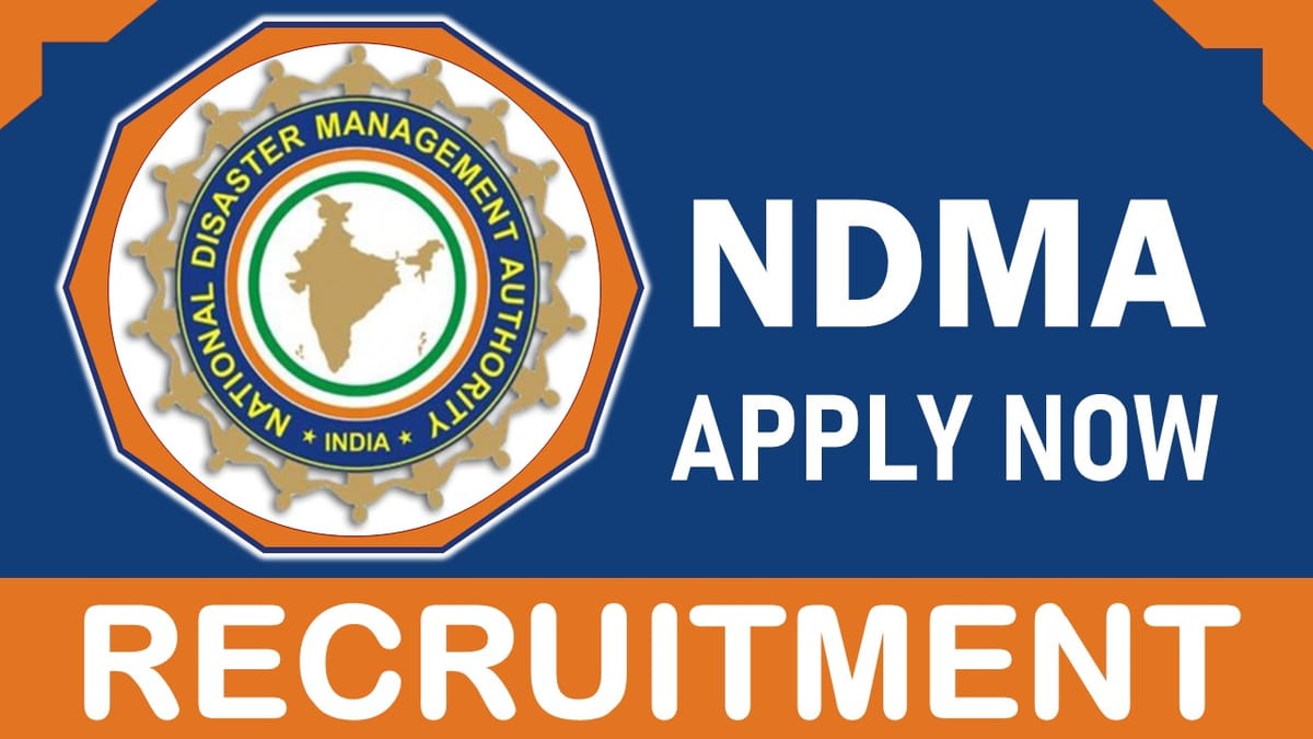 NDMA Recruitment 2023: Monthly Salary Upto 175000, Check Posts, Vacancies, Qualification and Other Information