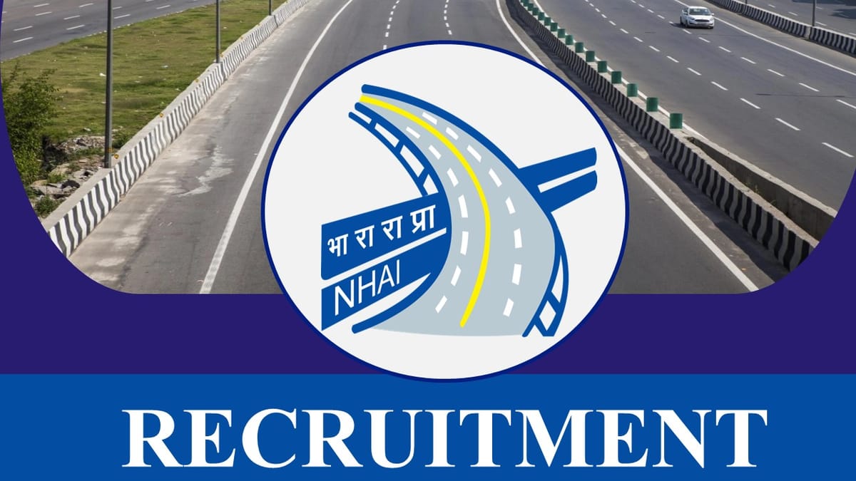 NHAI Recruitment 2023 Released New Notification: Check Post, Salary, Age Qualification and How to Apply