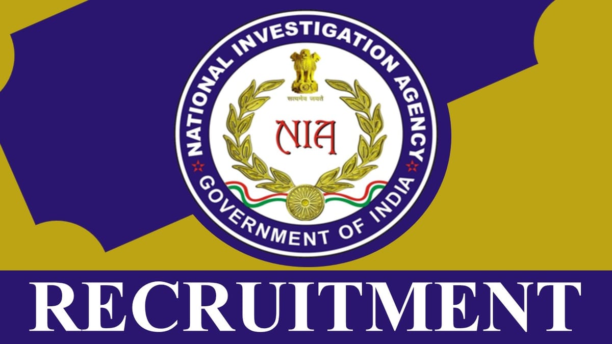 NIA Recruitment 2023: Check Posts, Age Limit, Salary and Application Procedure