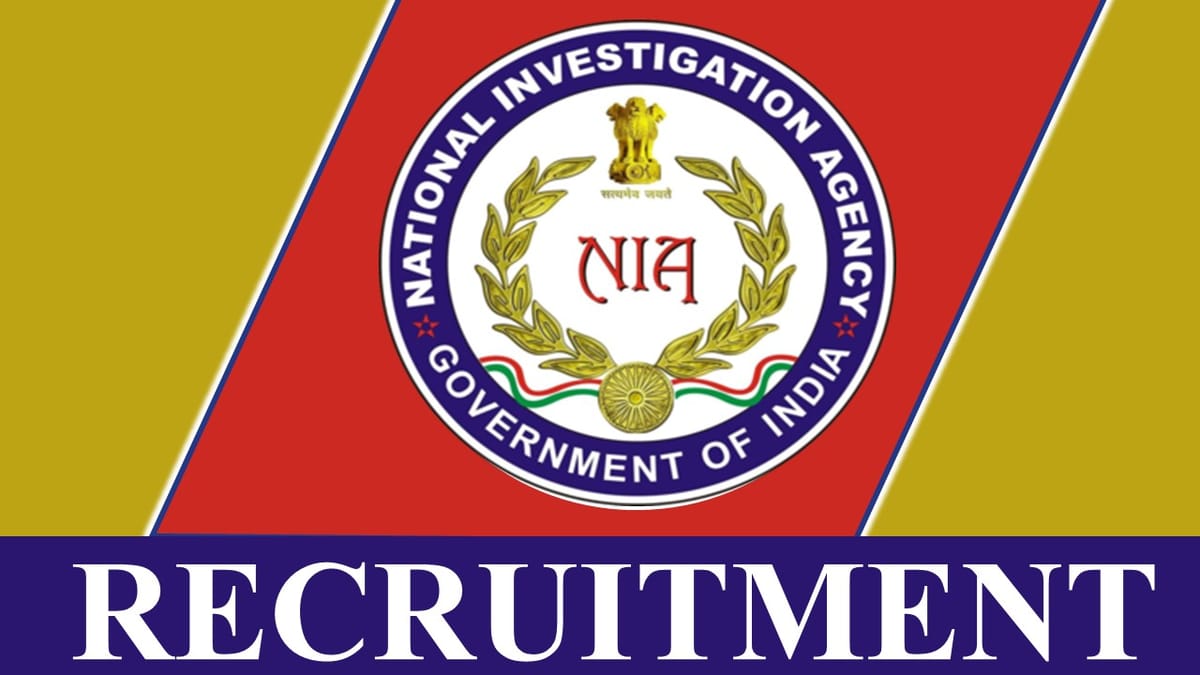 NIA Recruitment 2023: Check Posts, Qualification, Pay Scale and Other Important Details