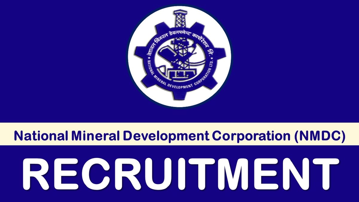 NMDC Recruitment 2023 Notification Out: Check Post, Salary, Age, Qualification and How to Apply