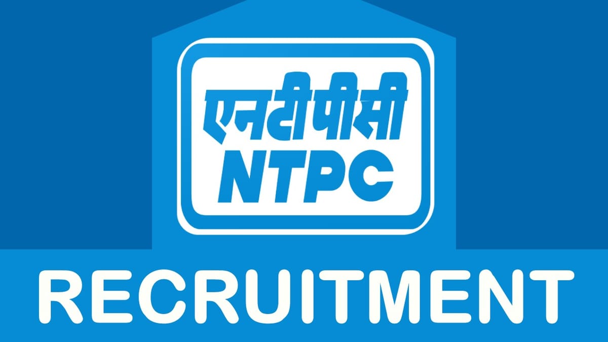 NTPC Recruitment 2023 New Notification Released: Check Post, Qualification, Age, Salary and How to Apply