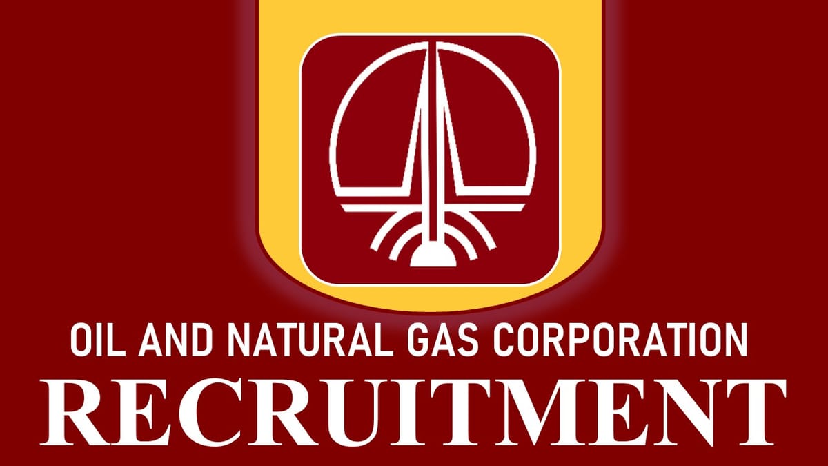 ONGC Recruitment 2023: Monthly Salary upto 66000, Check Post, Eligibility and Other Important Details