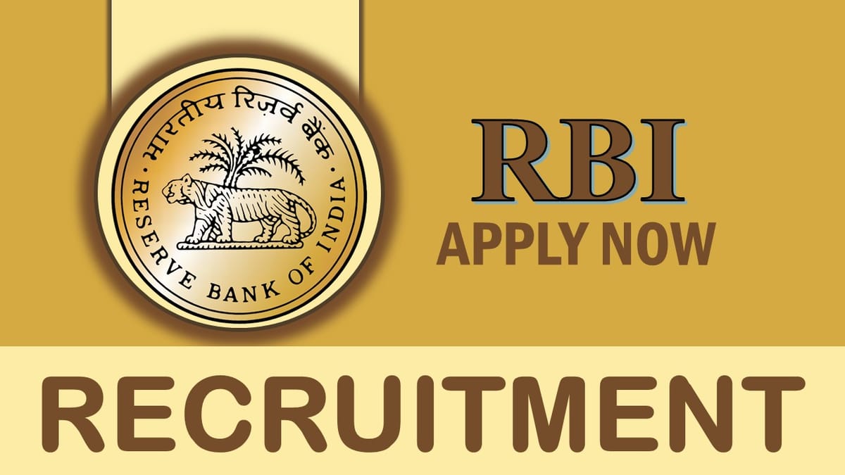 RBI Recruitment 2023 New Notification Out: Check Post, Qualification, Salary and Process to Apply
