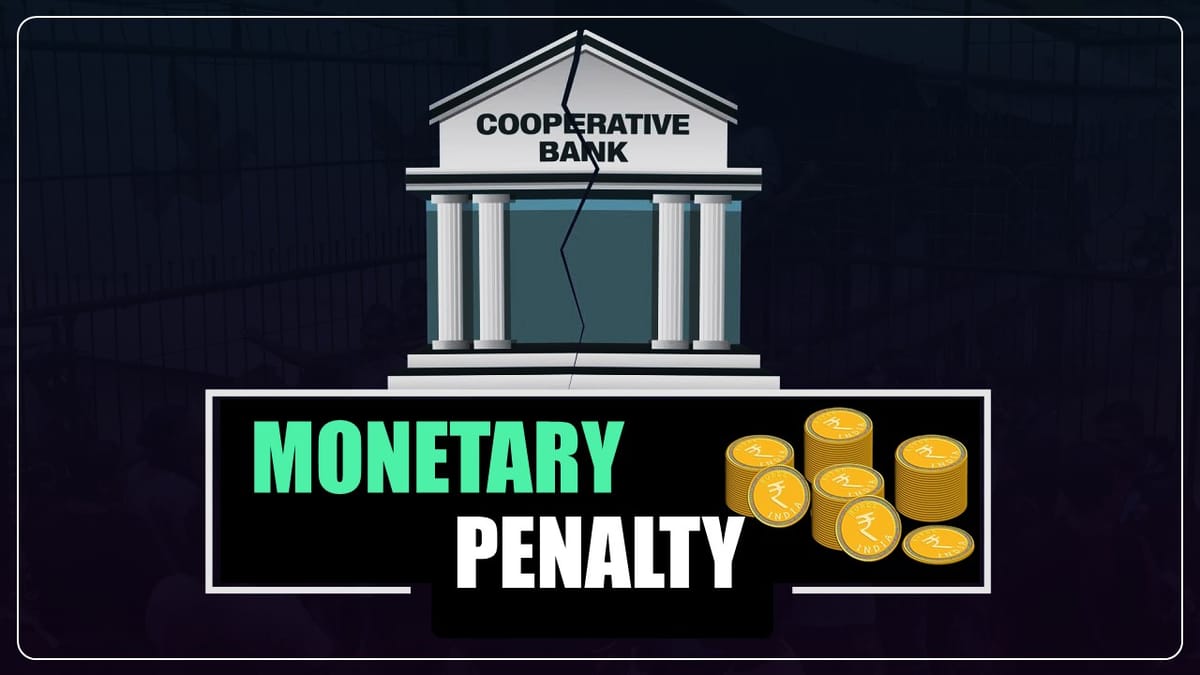 RBI imposed Monetary Penalty this Co-operative Bank; Know Name of Bank