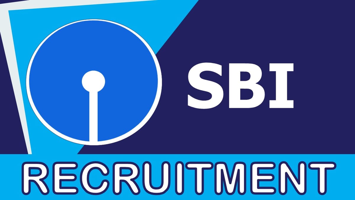 SBI Recruitment 2023 Released Notification: Check Vacancies, Age, Salary, Qualification and How to Apply