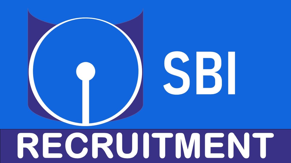 State Bank of India Recruitment 2023: Annual CTC up to 85 Lakh, Check Vacancy, Post, Age, Qualification and Application Procedure