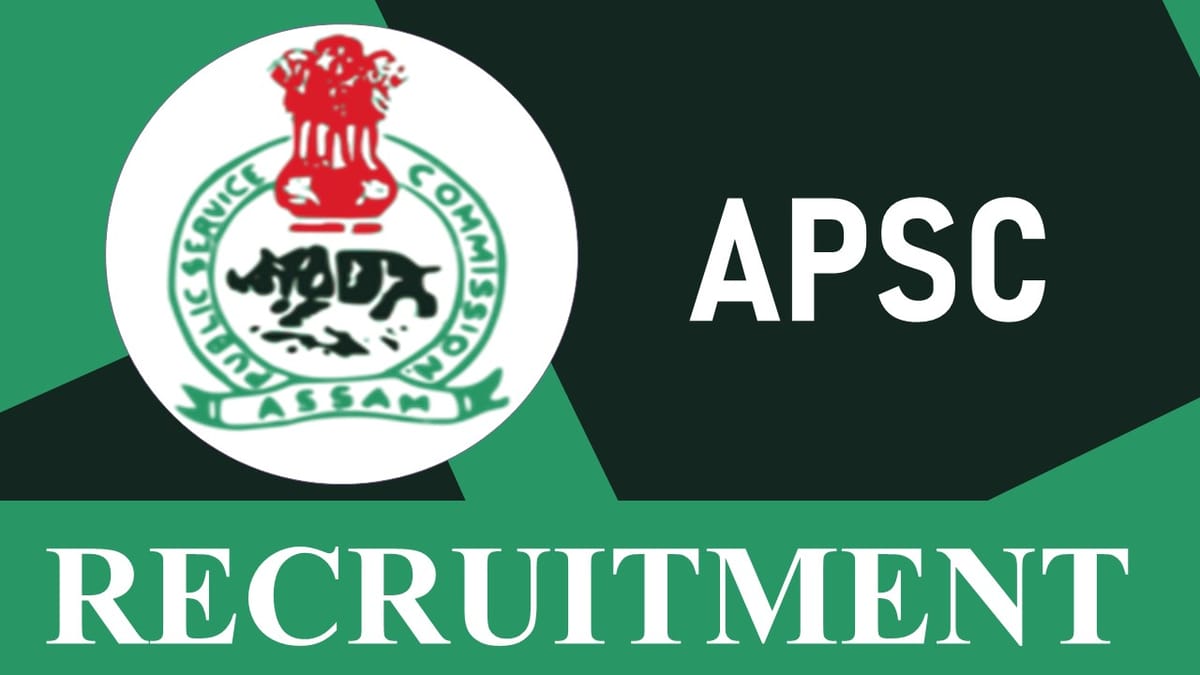APSC Recruitment 2023: Monthly Salary up to 110000, Check Post, Age, Qualification and Process to Apply
