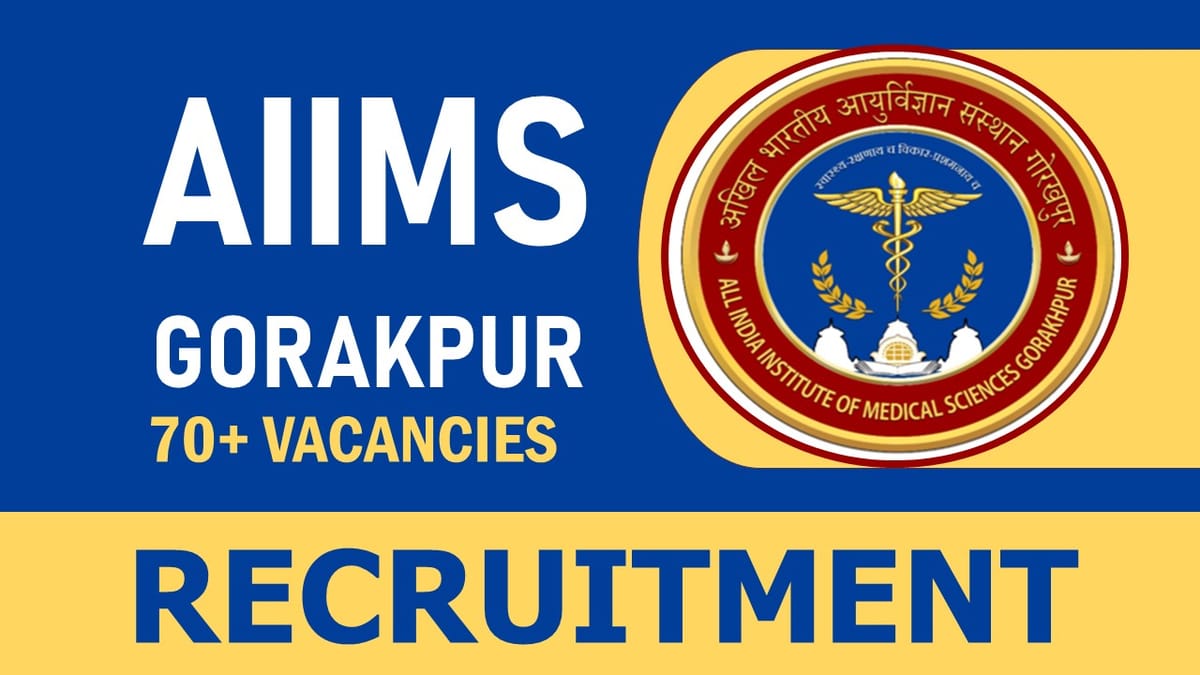 AIIMS Recruitment 2023: Monthly salary up to 220000, Check Posts, Vacancies, Eligibility and Process to Apply