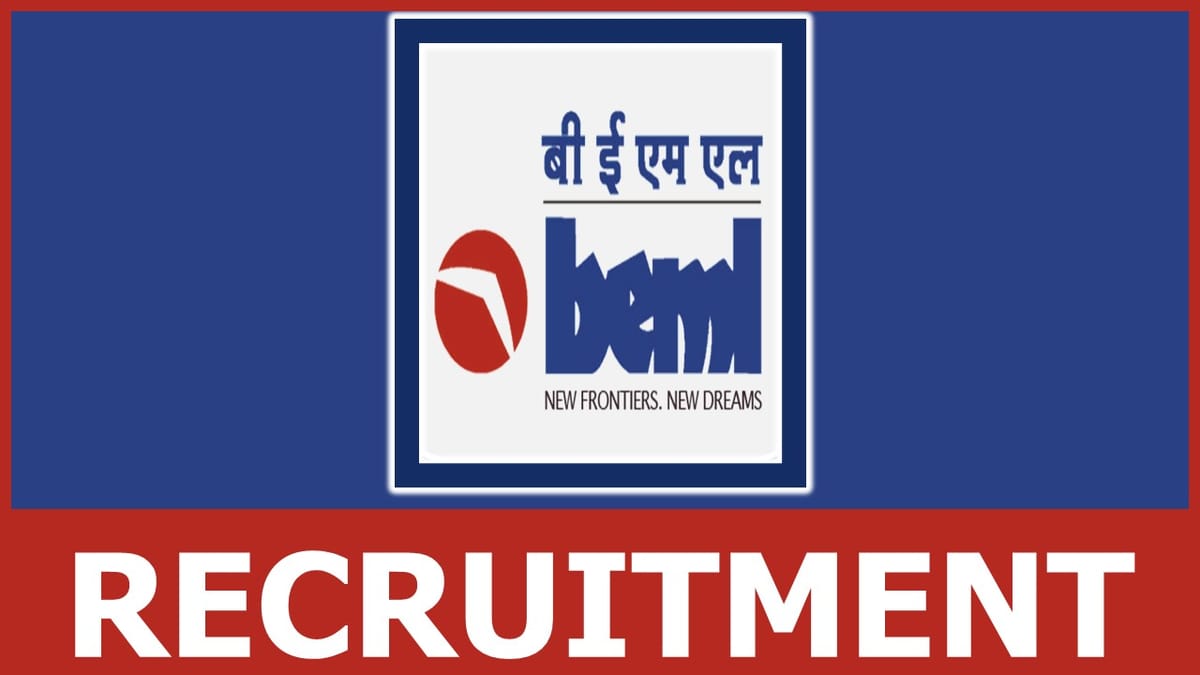 BEML Recruitment 2023: Monthly Salary Up to 52070, Check Post, Qualification, Age, Selection Process and How to Apply