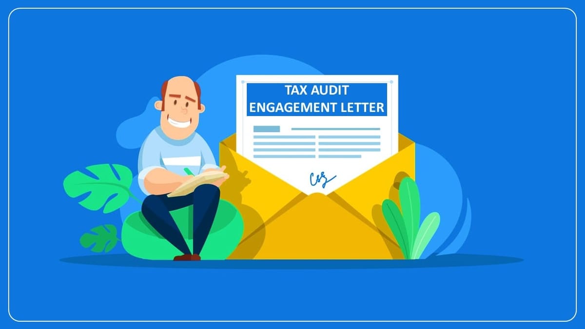 Draft Tax Audit Engagement Letter Prepared by CA Nitin Kanwar