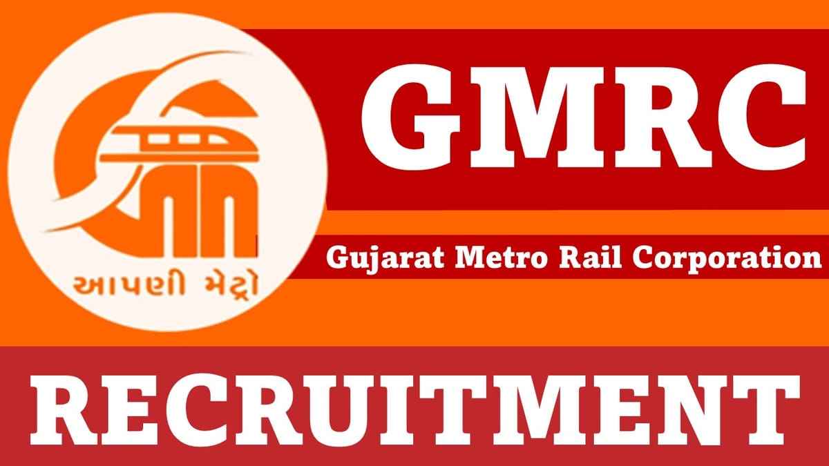 GMRC Recruitment 2023: Monthly Salary up to 280000, Check Vacancy, Post, Age, Qualification and How to Apply