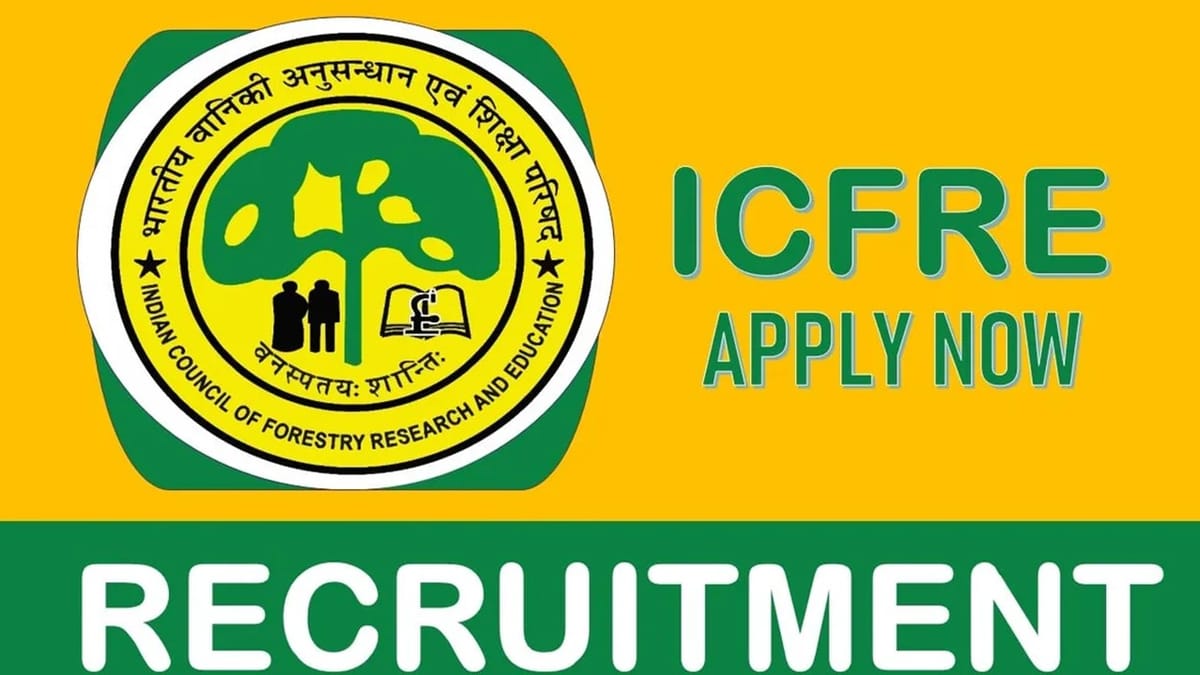 ICFRE Recruitment 2023 Notification Released: Check Posts, Age, Qualification, Pay Scale and Process to Apply