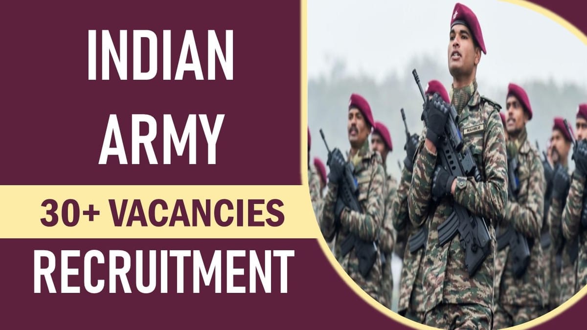 Indian Army Recruitment 2023: New Notification Out, Check Post, Salary, Age, Qualification and Other Vital Details