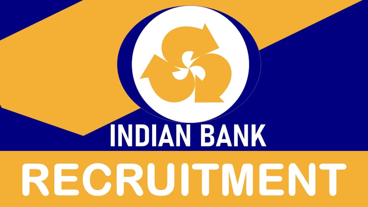 Indian Bank Recruitment 2023: Notification Out for 15+ Vacancies, Check Qualification, Age and Other Important Details