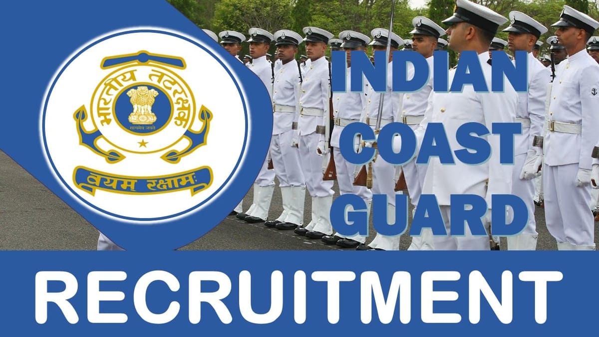 Indian Coast Guard Recruitment 2023: New Notification Out, Check Post, Salary, Qualification, Age and How to Apply