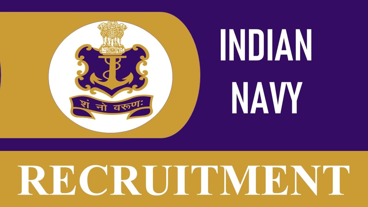 Indian Navy Recruitment 2023: Monthly Salary upto 92300, Check Post, Age, Qualification and How to Apply