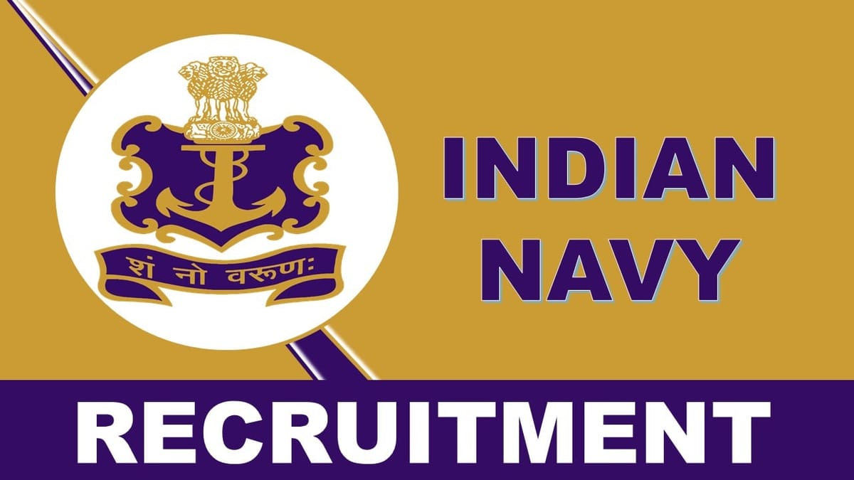 Indian Navy Recruitment 2023: Monthly Salary Up to 69100, Check Post, Age, Qualification and How to Apply