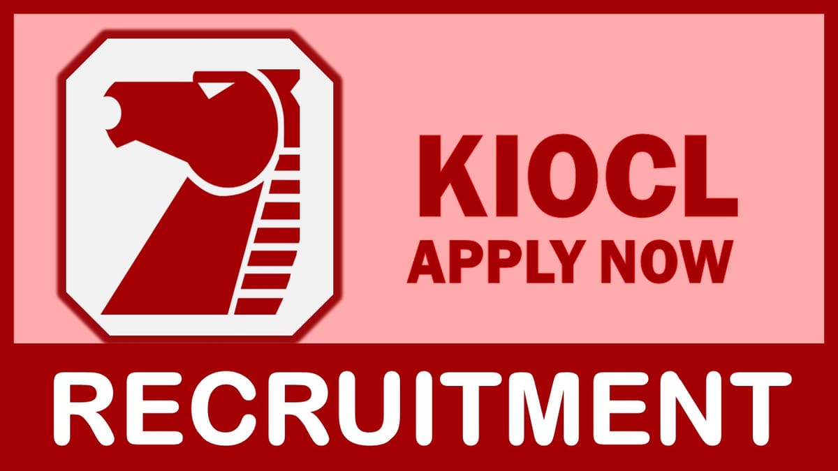 KIOCL Recruitment 2023: Monthly Salary Upto 280000, Check Posts, Age, Qualifications, Selection Process and Other Infomation