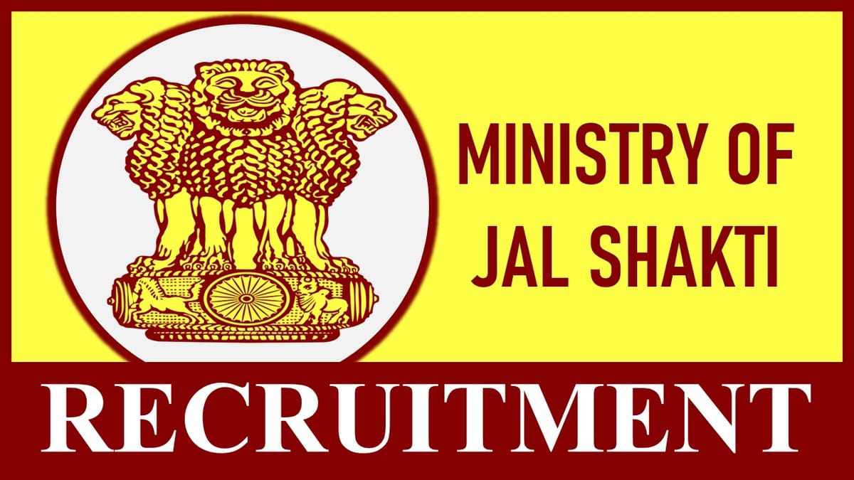 Ministry of Jal Shakti Recruitment 2023: Monthly Pay Up to 34800, Check Post, Qualification, Salary and How to Apply